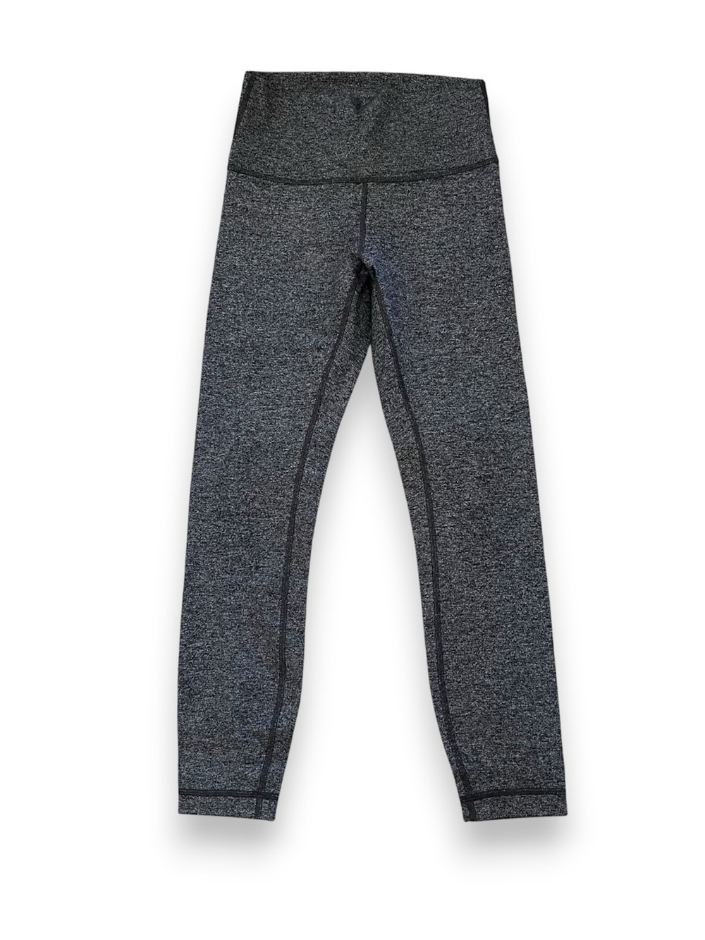 ❤️EUC❤️ LULULEMON Wunder Under 7/8 Leggings - Black Marble